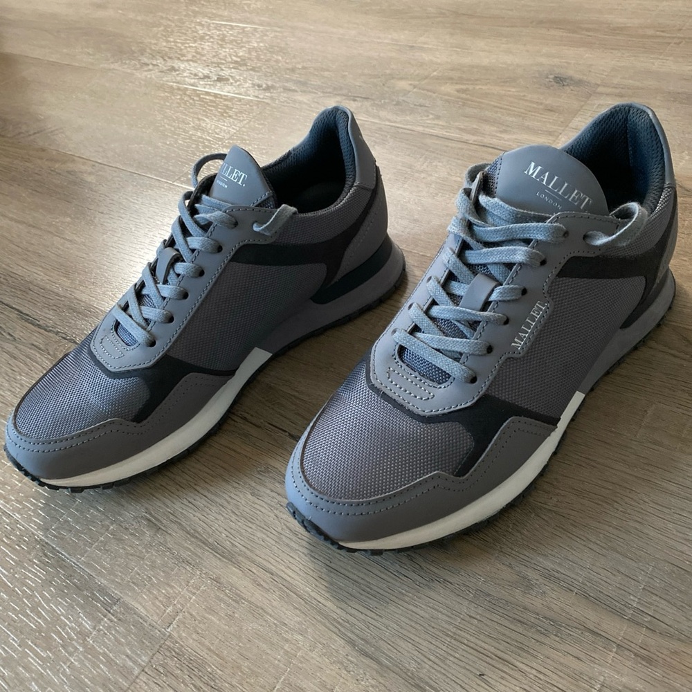 Men’s Sneakers Mallet Lowman Ballistic Mesh Grey Size US 6 (US 7.5 Comparable)